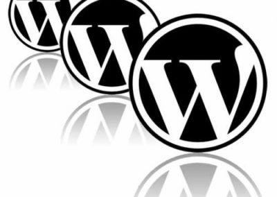 WordPress weboldal admin felület